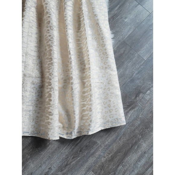 NEW Anthropologie Pankaj & Nidhi Ivory Burnout Shimmer Maxi Skirt - Picture 9 of 10
